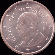 1 Cent UNC Vaticaan